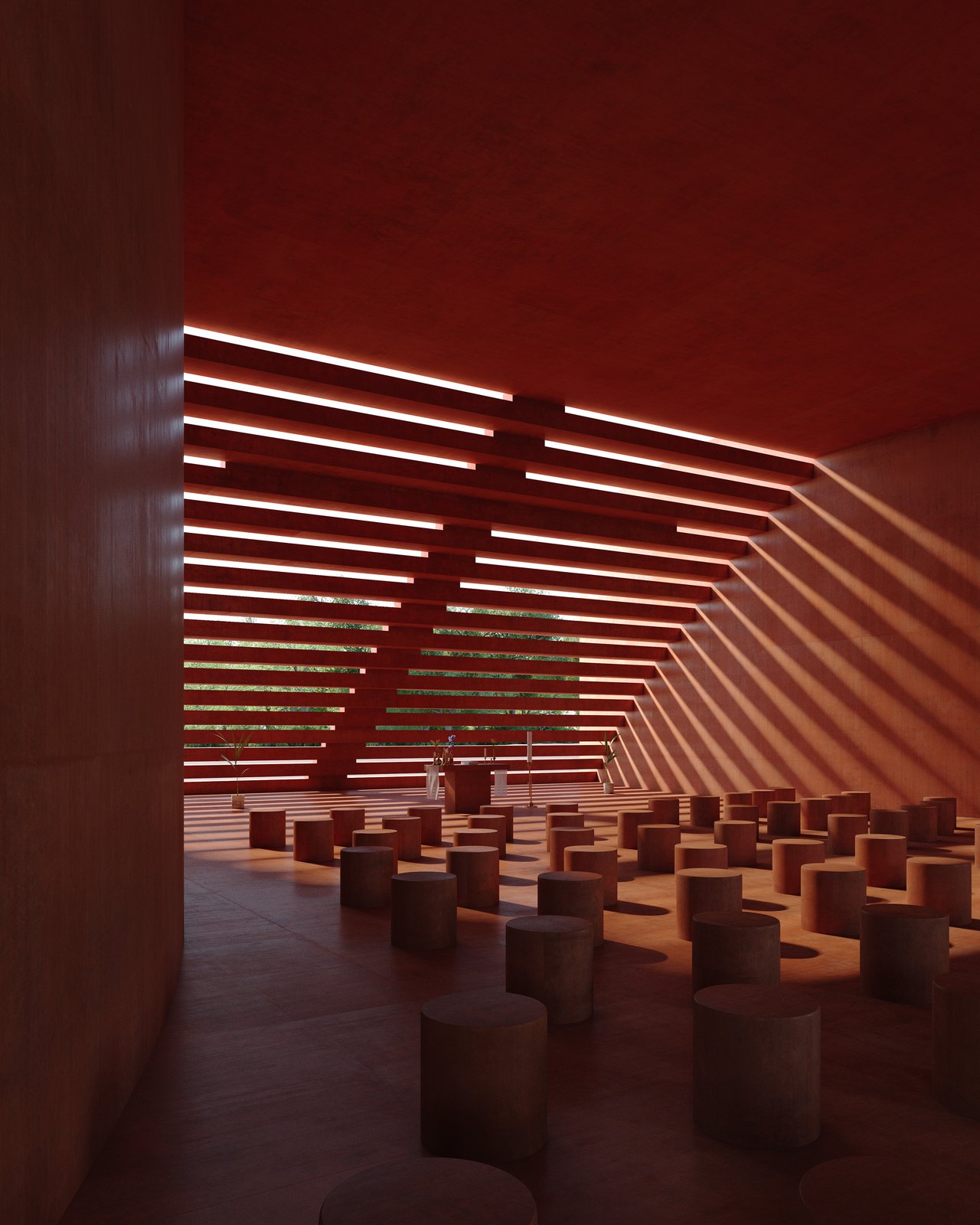 Paola Zatti & Victor Deplus, Rwanda Chapel — visualisation architecturale par Victor Deplus